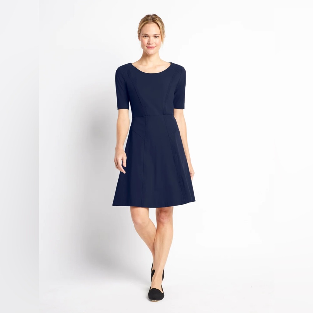 Of Mercer Sullivan Dress Admiral Blue 6